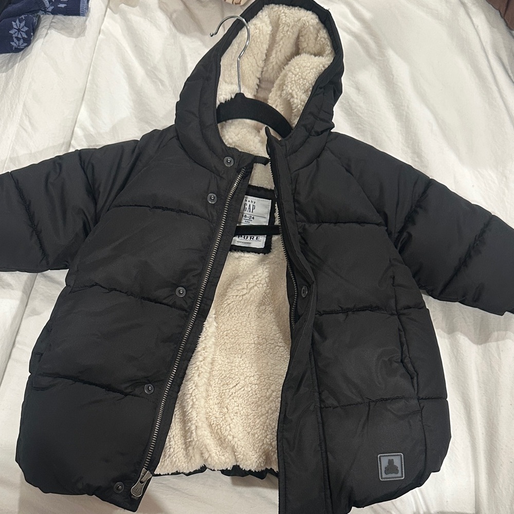 GAP Black Puffer Jacket for Kids